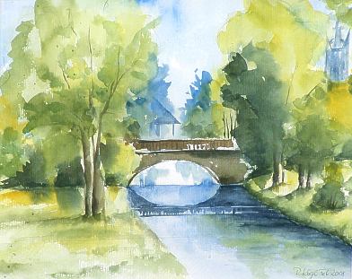 Aquarell von Rosina K&ouml;gl